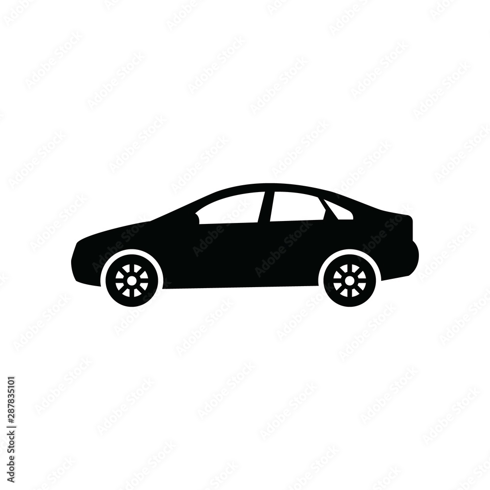 Fototapeta premium Sedan car icon
