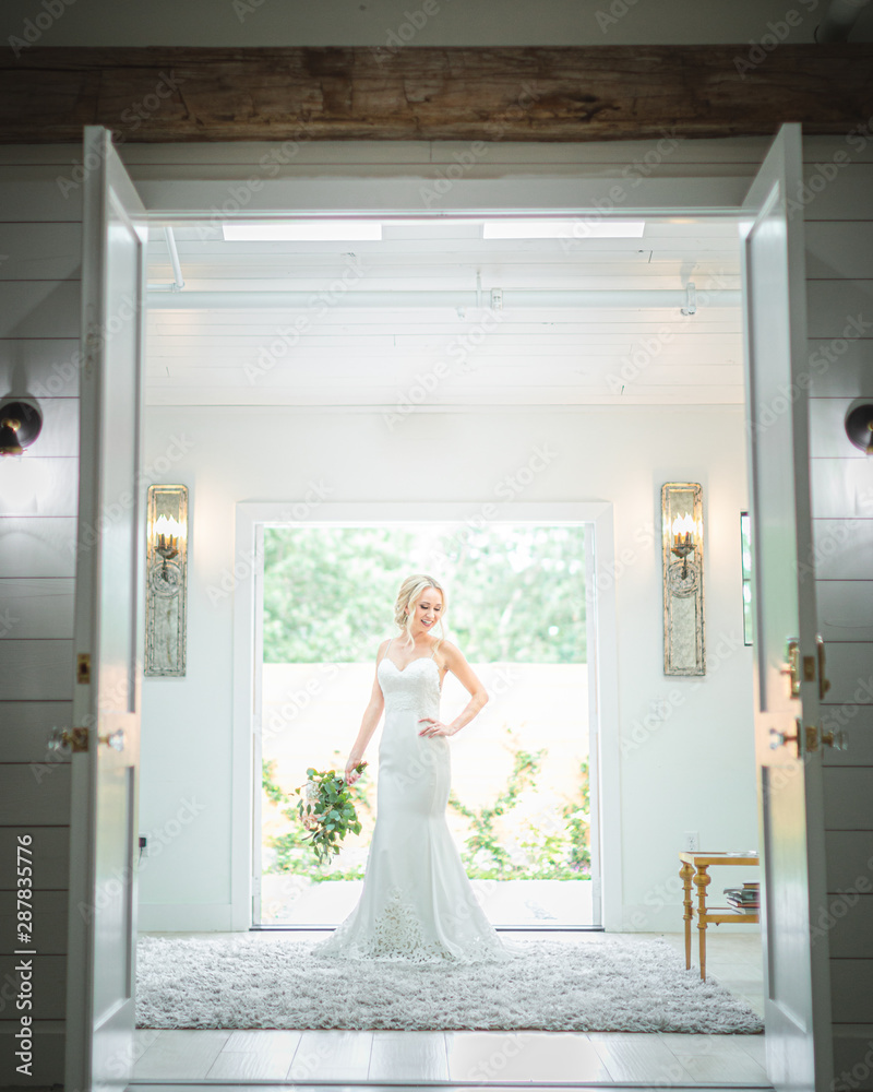 Beautiful bride before wedding Beautiful bride before wedding