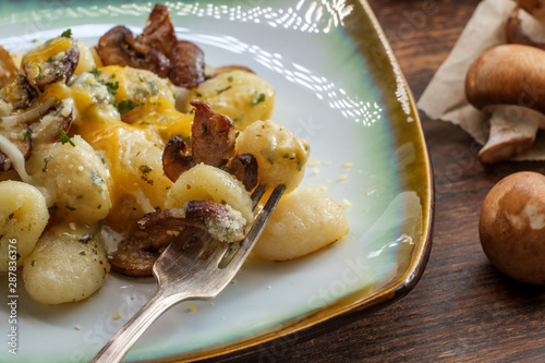 Four-Cheese Gnocchi Mushrooms photo