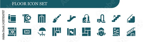 floor icon set