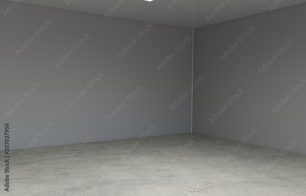empty room, interior visualization, 3D illustration empty room, interior visualization, 3D illustration