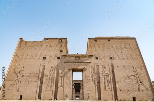Temple of Isis on Agilkia island (moved from Philae island), Aswan, Egypt