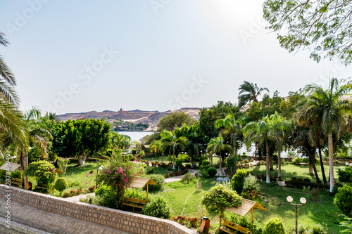 Botanical island  Lord Kitchener s island  on Nile river  Egypt