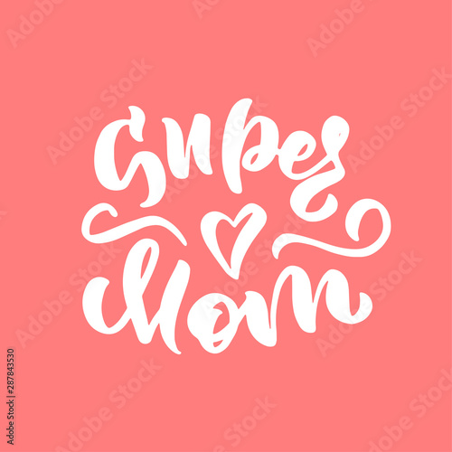 Super dad  super mom full typography  t-shirt graphics  vectors.