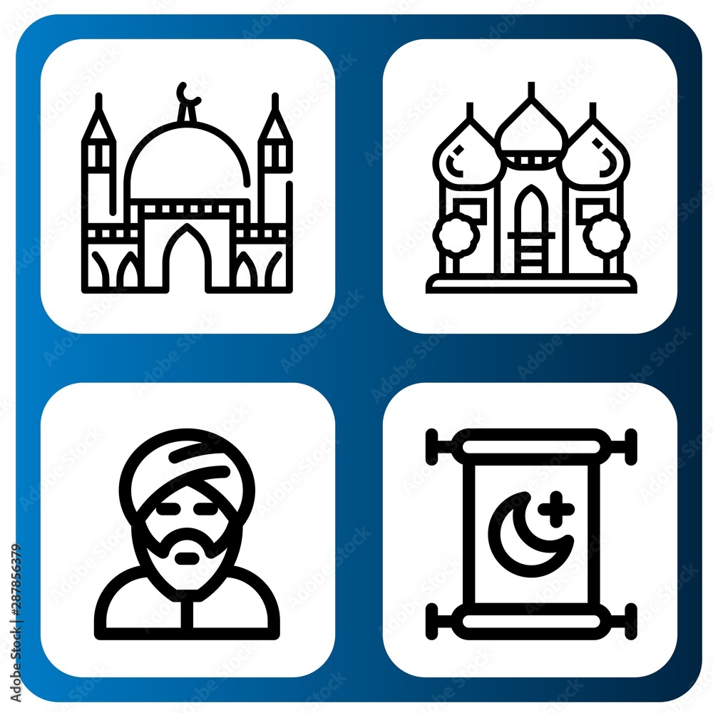 Set of quran icons such as Mosque, Muslim, Islam , quran Set of quran icons such as Mosque, Muslim, Islam , quran