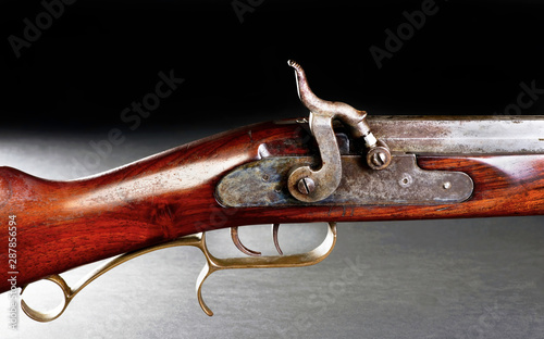 Antique Muzzle Loader Rifle.