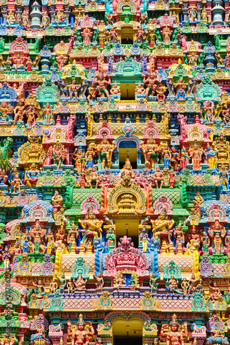 Beautiful Traditional Hindu temple in India