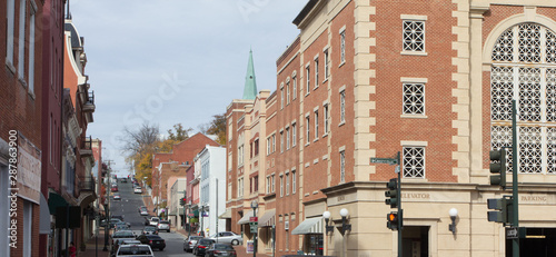 Fotografie, Obraz City Buildings, Staunton, Virginia