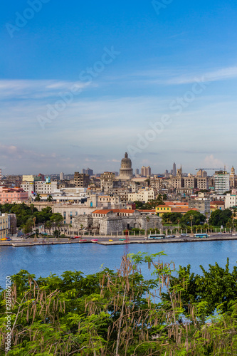 Old Havana shoreline in Cuba