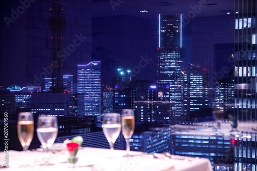 night view dinner  夜景 レストラン