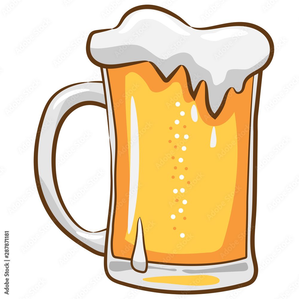 Vecteur Stock beer mug vector | Adobe Stock