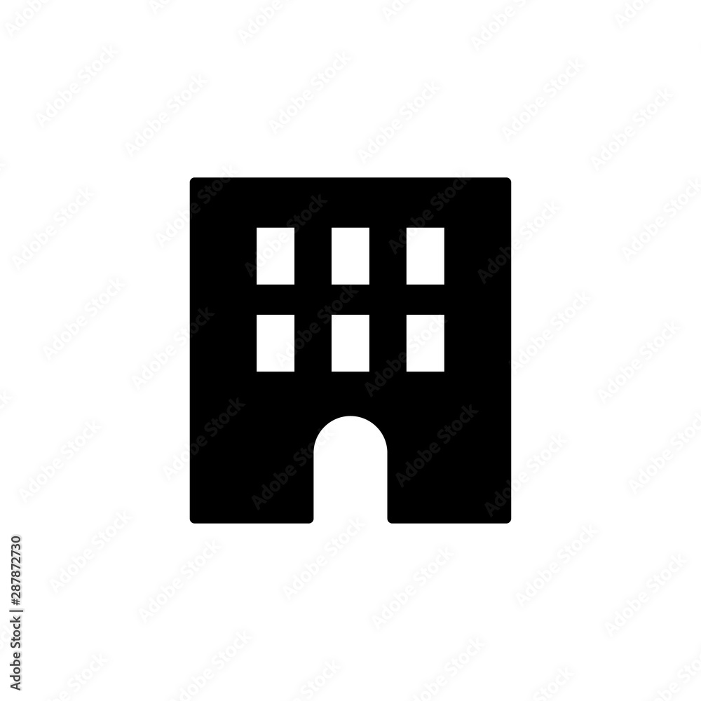 Obraz premium school building icon