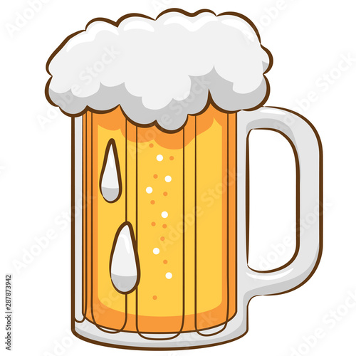 beer mug  vector clipart