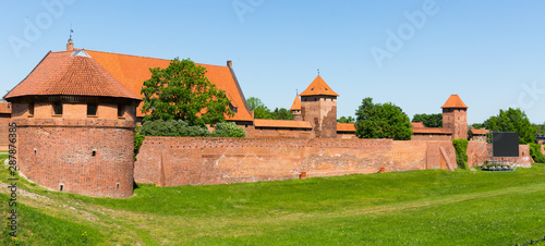 Image of medieval Malbork Castle photo