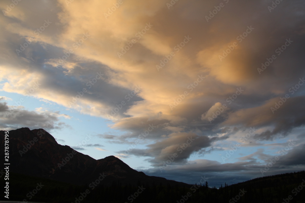 Colours Of The Clouds, Jasper National Park, Alberta