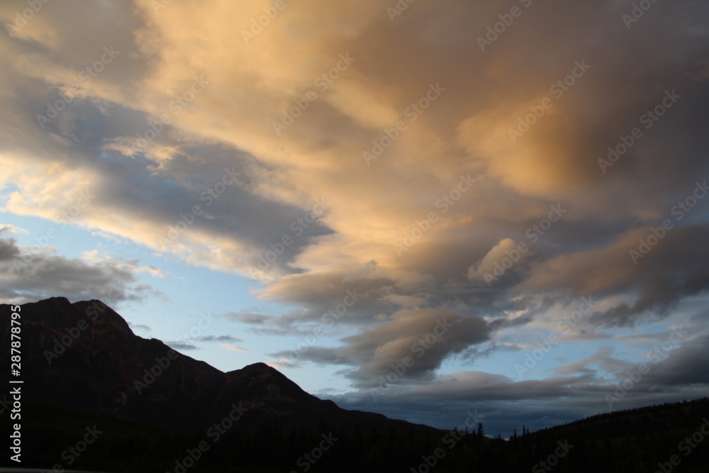 Colours Of The Clouds, Jasper National Park, Alberta Colours Of The Clouds, Jasper National Park, Alberta