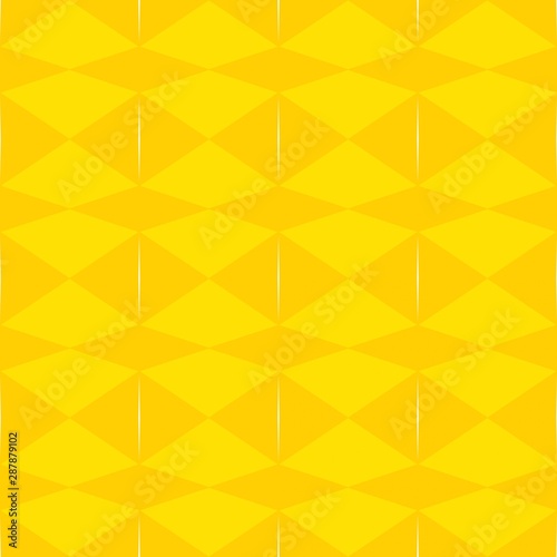 seamless repeating pattern abstract with gold  tangerine yellow and floral white colors