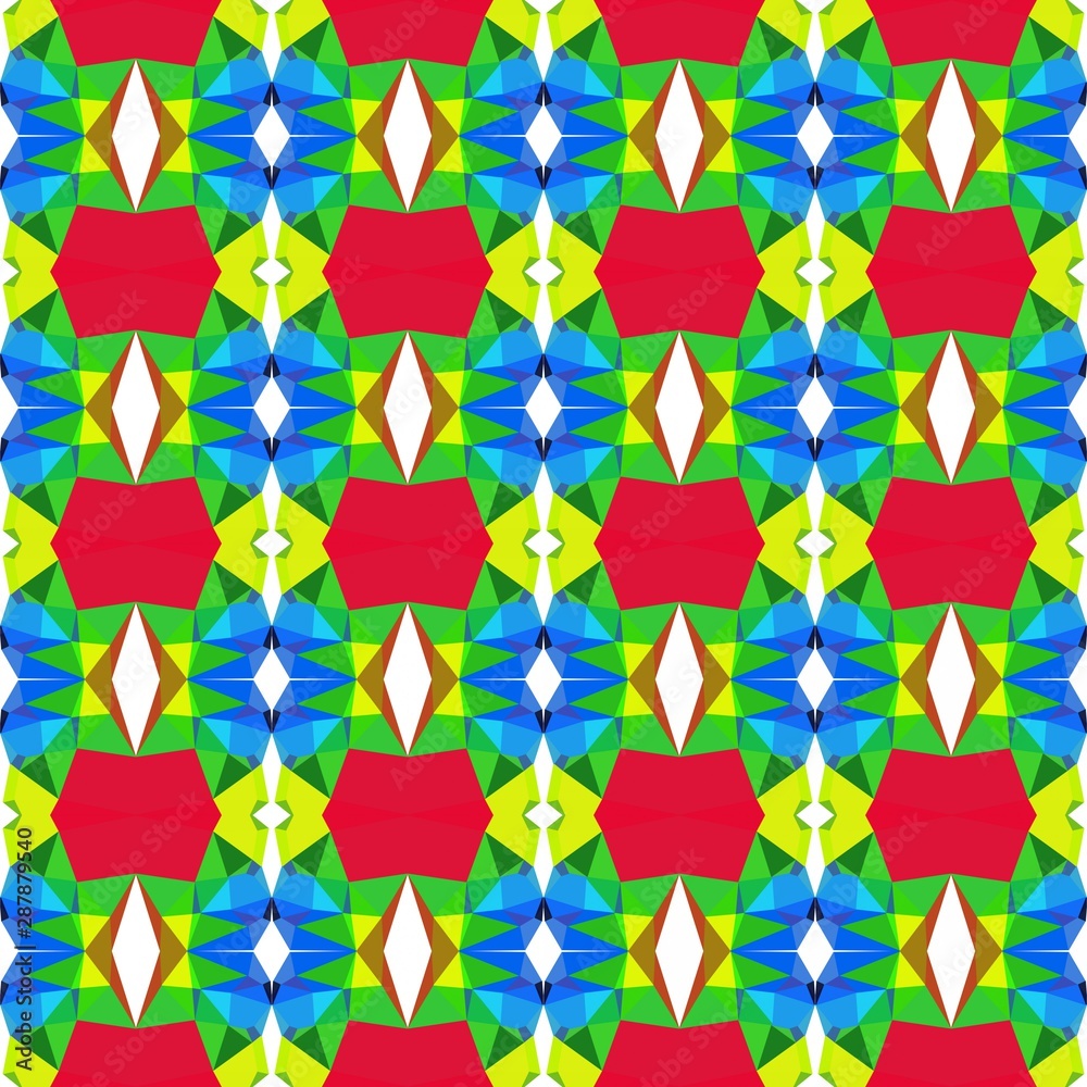 seamless pattern simple with lime green, dodger blue and crimson colors seamless pattern simple with lime green, dodger blue and crimson colors