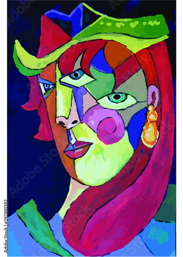 Mujer cubista