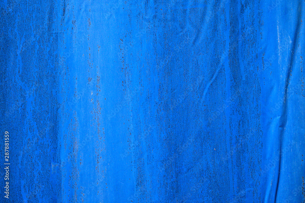 Blue canvas fabric texture.