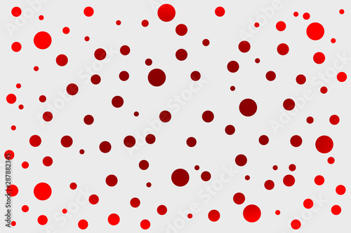 Light red background with bubbles. Blurred decorative design in abstract style with bubbles. Pattern for ads, leaflets.