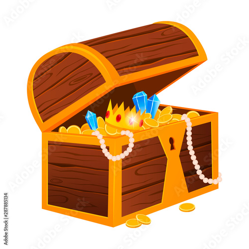 Gold treasures with expensive diamonds