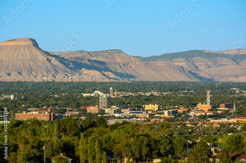 Downtown Grand Junction, Colorado on a Sunny Day