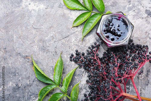 Elderberry autumn jam photo