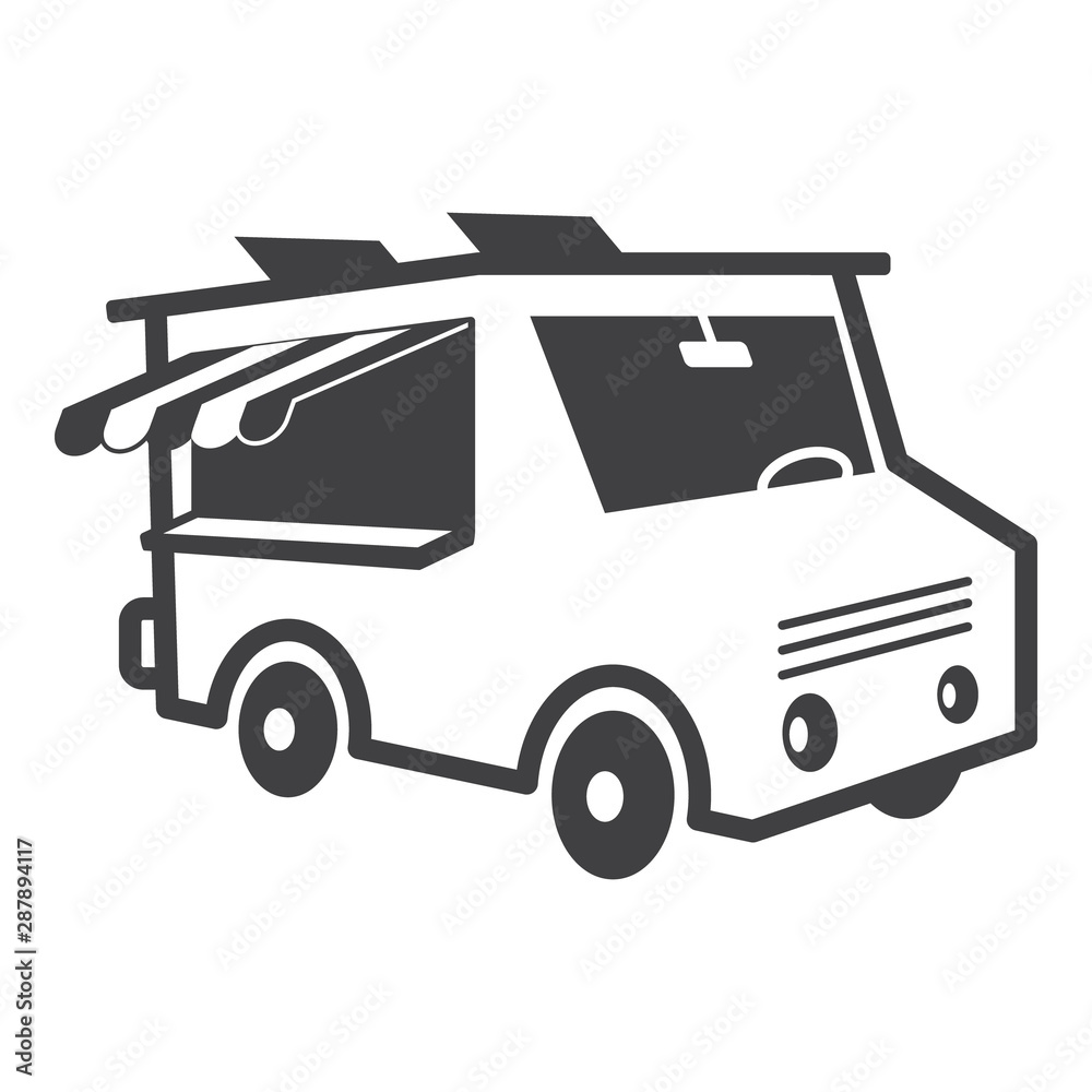 Food Truck restaurant delivery logo icon Illustrations Food Truck restaurant delivery logo icon Illustrations