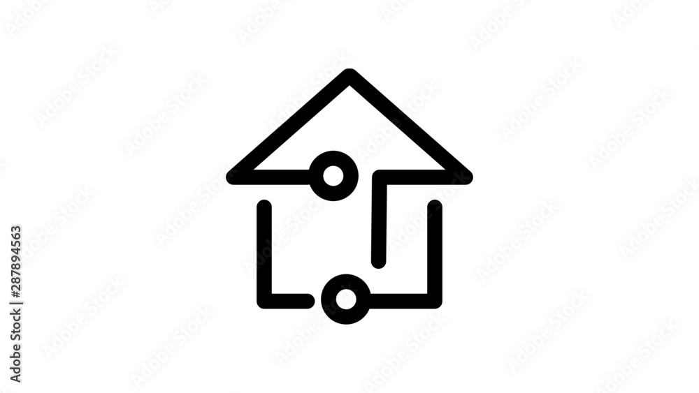 simple logo technology vector. abstract creative design simple logo technology vector. abstract creative design