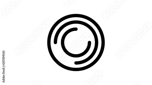 simple logo technology vector. abstract creative design