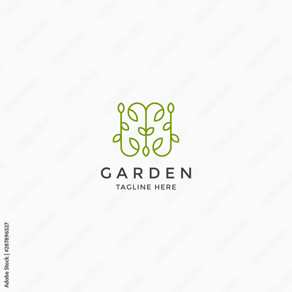 Flower Garden leaf nature Logo Icon Design Template. Eco, Florist, Nature, Modern Flower Garden leaf nature Logo Icon Design Template. Eco, Florist, Nature, Modern