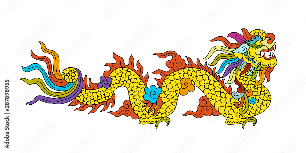 Chinese dragon for your design