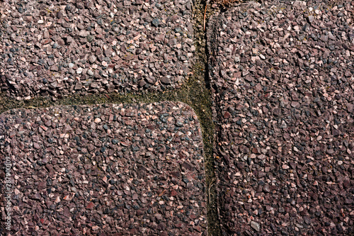 Top view of the stone