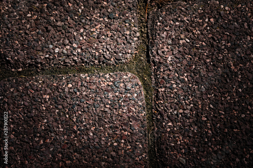 Top view of the stone