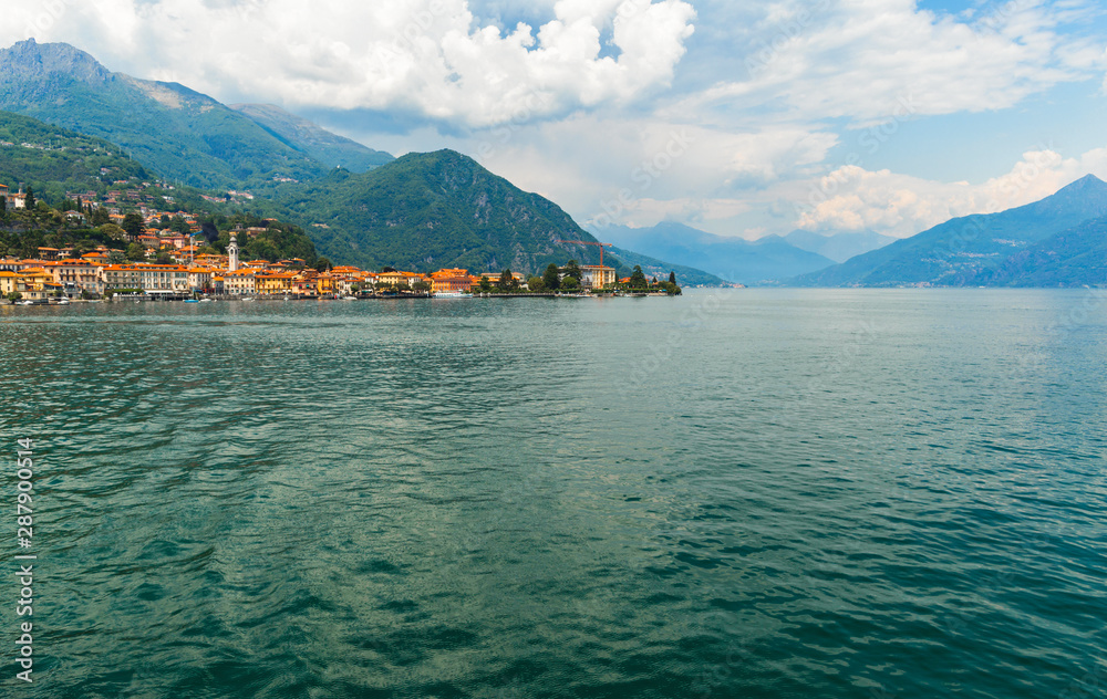 Beautiful landscape on the lake Como Italy Beautiful landscape on the lake Como Italy