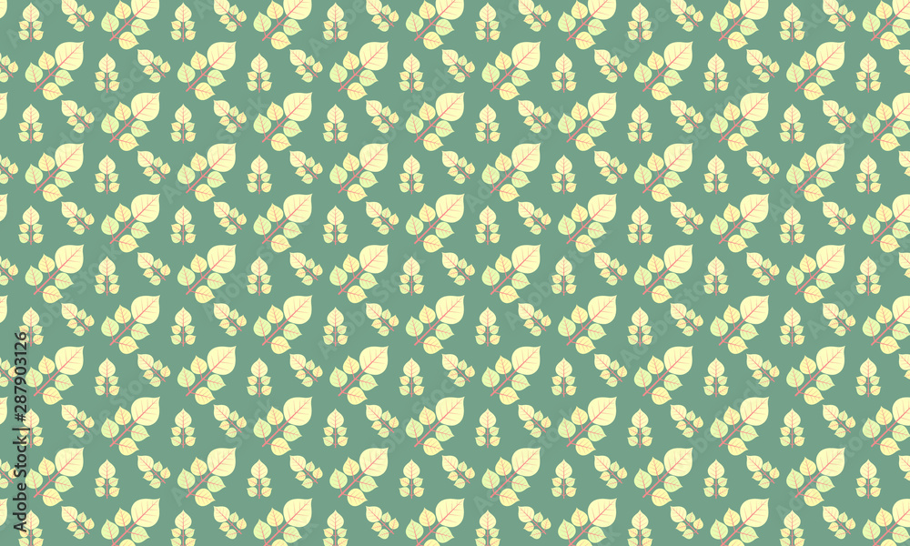 Leaves Pattern Background Leaves Pattern Background