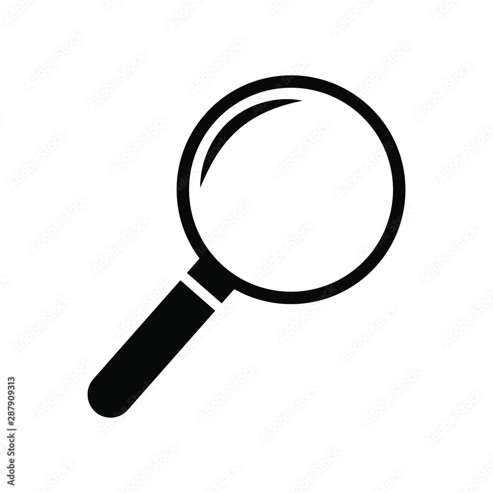 Magnifying glass vector icon. magnifier illustration symbol. search logo or sign. For web sites or mobile device. Magnifying glass vector icon. magnifier illustration symbol. search logo or sign. For web sites or mobile device.
