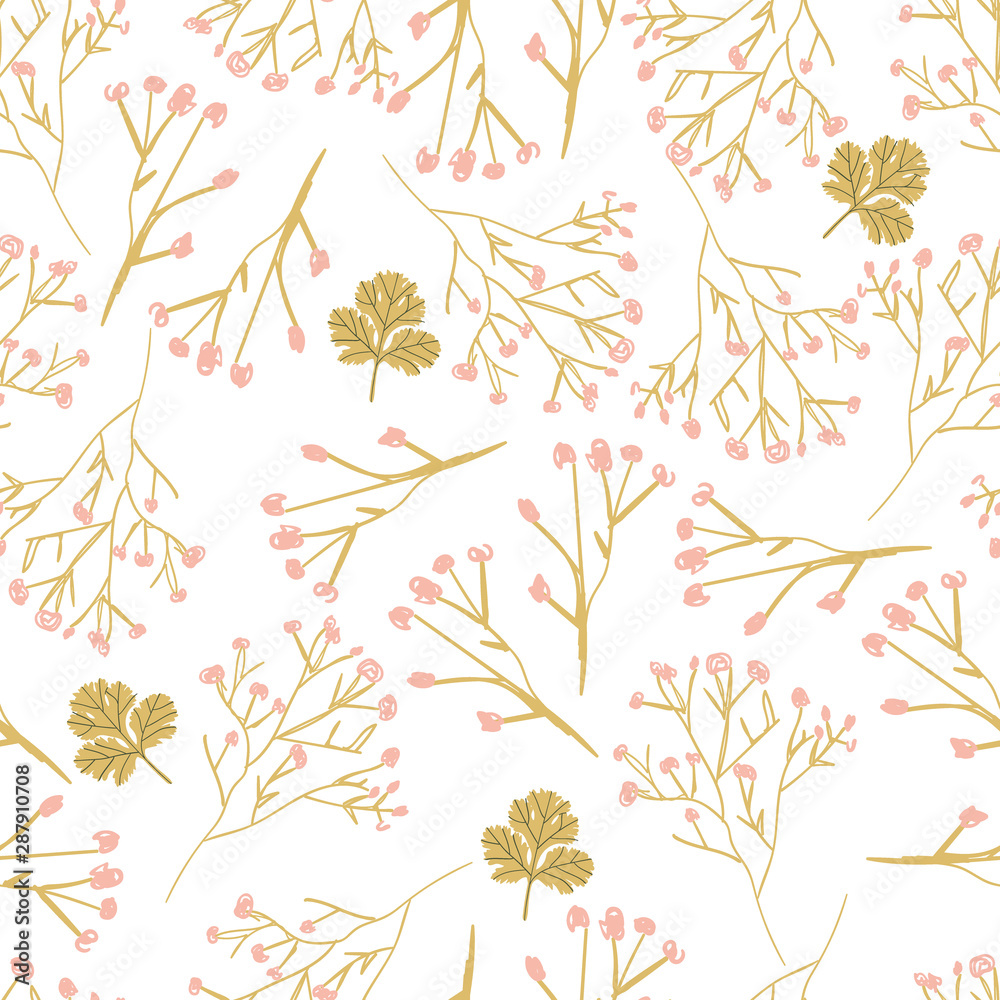 Branches and Twigs Vector Seamless Pattern Branches and Twigs Vector Seamless Pattern