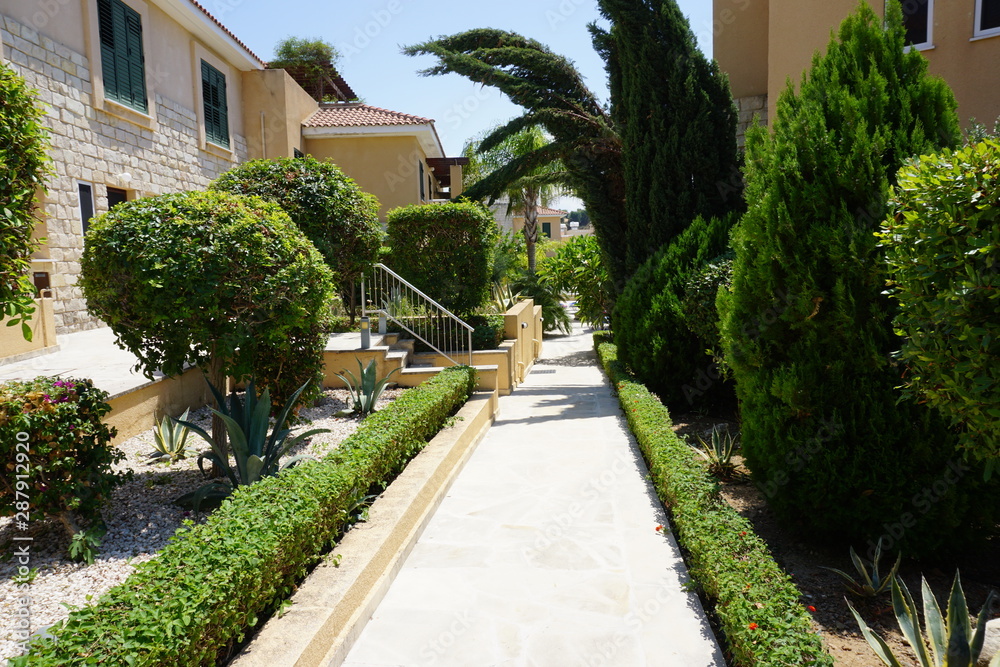 Obraz premium garden in barcelona spain
