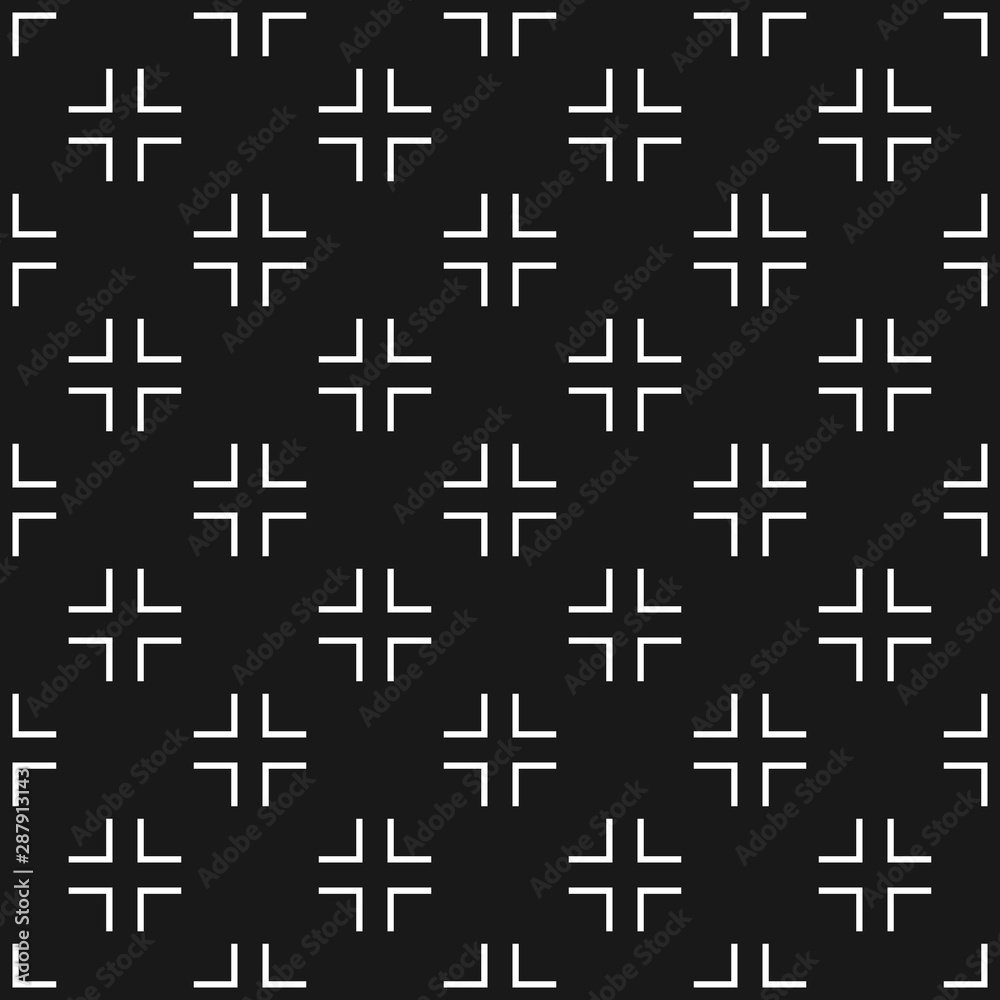 Seamless abstract pattern with cross element. Seamless abstract pattern with cross element.