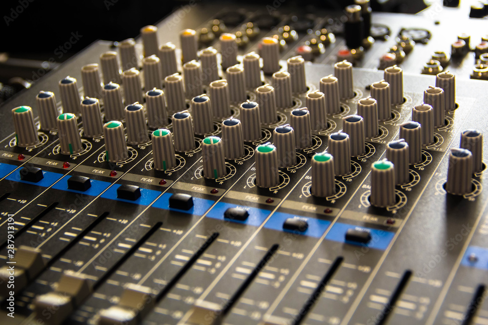 sound studio adjusting record equipment sound studio adjusting record equipment