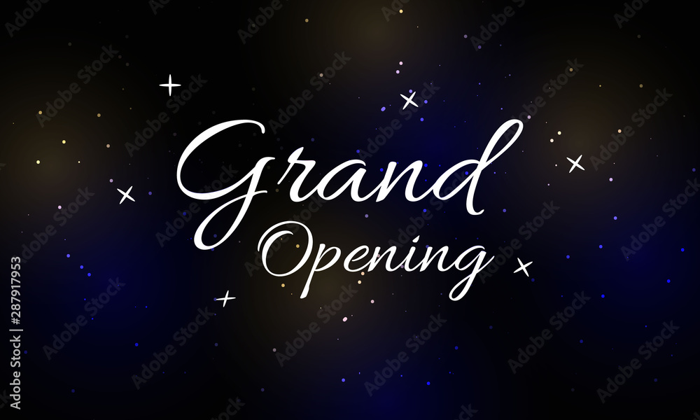 Grand Opening Banner Background
