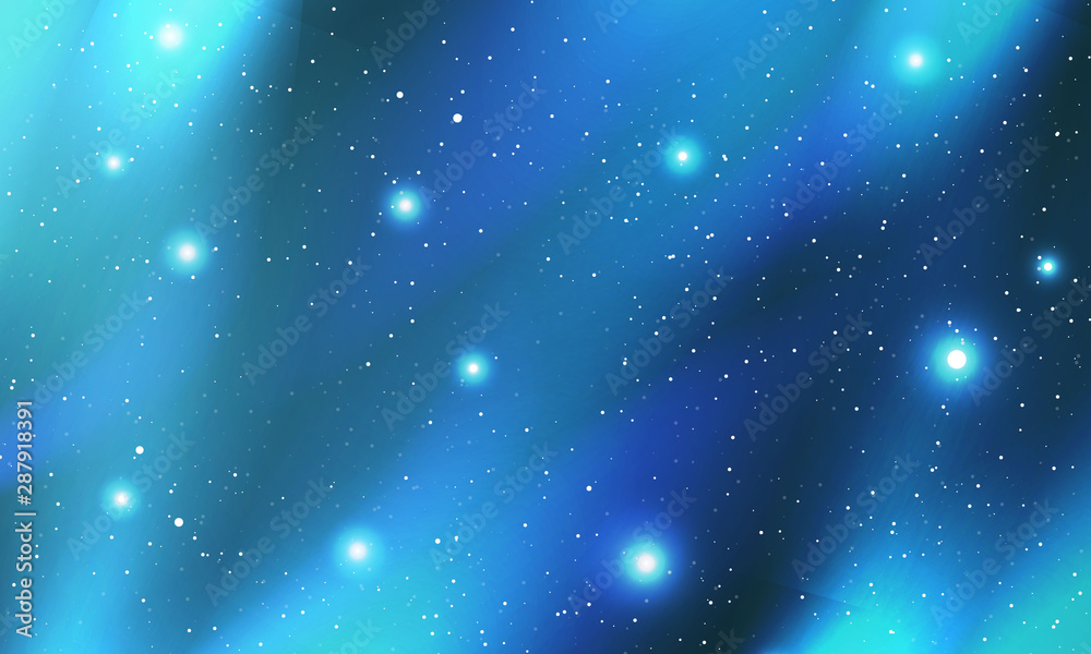 Fototapeta premium Galaxy abstract sparkling background