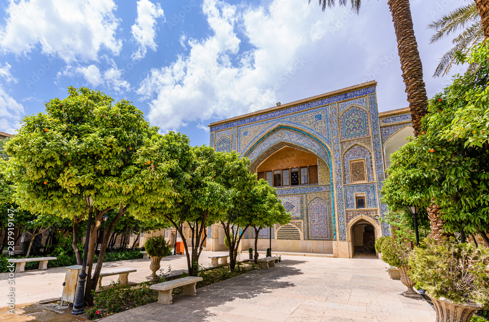 Fototapeta premium Khan islamic school, Shiraz, Iran