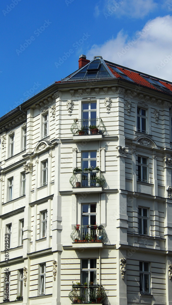 Obraz premium Berlin: Altbauten in Prenzlauer Berg und Pankow