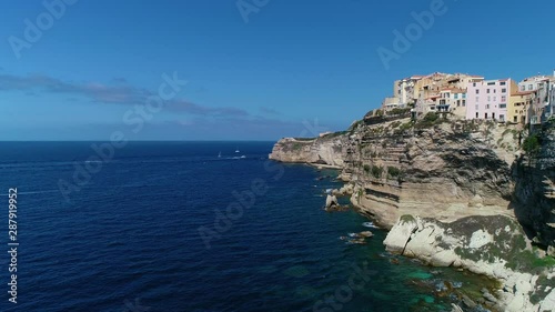Falaises de Bonifacio vues du ciel