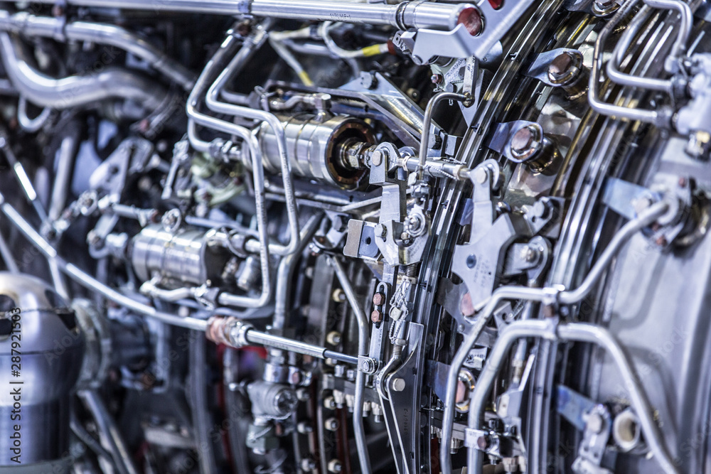 Fototapeta premium airplane engine