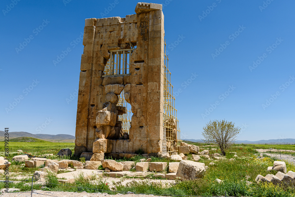 Tomb of Cyrus the Great in Pasargadae, near Persepolis, Fars, Iran
