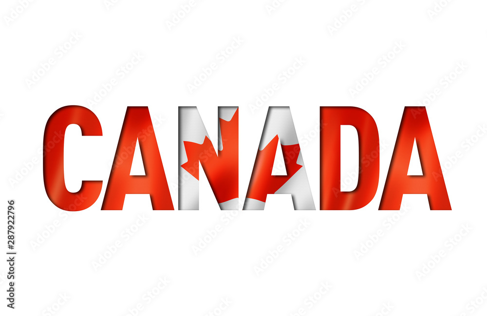 canadian flag text font canadian flag text font